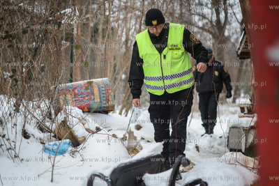 Zimowy patrol gdańskiej Straży Miejskiej polegający...