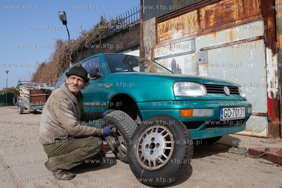 Gdańsk Wrzeszcz, Droga wewnętrzna za posesjami przy...