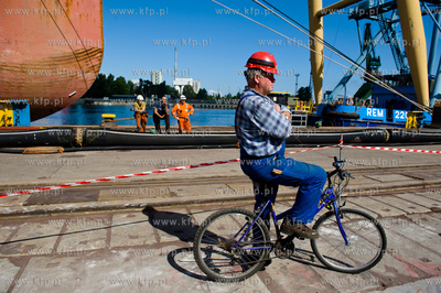 Gdansk. Stocznia Remontowa. Obudz Polske, niecodzienny...