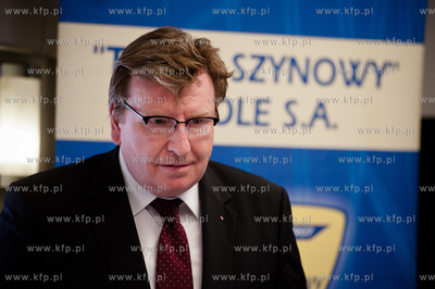 Gdansk. Dworzec Glowny PKP. Peron nr 3, Wagon Konferencyjny....