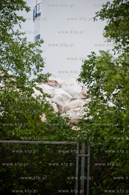 Gdansk. Westerpaltte. Port Polnocny. Firma Port Service...