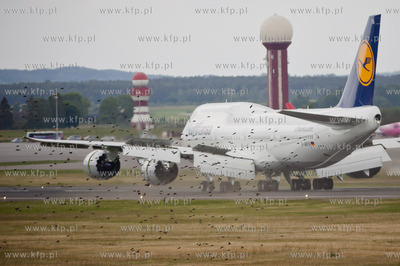 Gdansk. Rebiechowo. Ladowanie najdluzszego samolotu...