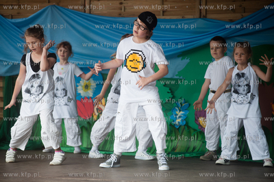 Gdansk. Zieleniec Nowego Ratusza. Festyn dla dzieci...