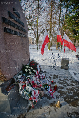 Pruszcz Gdanski. Pomnik upamietniajacym ofiary obozu
Stutthof,...