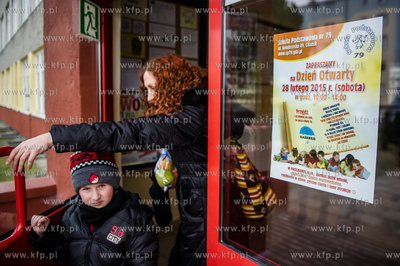 Gdansk. Dzien Otwarty SP 79 przy ul. Kolobrzeskiej.
28.02.2015
fot....