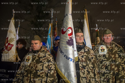 Gdynia. Obchody 45. rocznicy Grudnia '70. Apel poleglych...