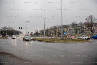 Gdansk. Przygotwania do zmian organizacji ruchu, polegajacych...