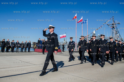 Port Wojenny w Gdyni Oksywie. Uroczystosc objecia obowiazkow...
