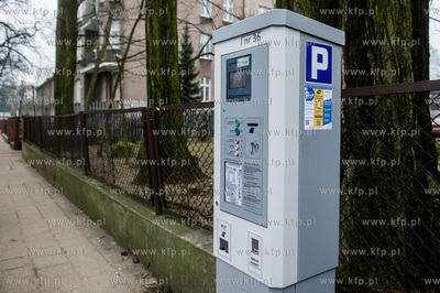 Sopot. Parkometr ustawiony przy ulicy Tadeusza Kosciuszki.
03.02.2017
fot....