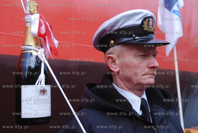 Chrzest i przekazanie RO-RO samochodowca TAIPAN w Stoczni...