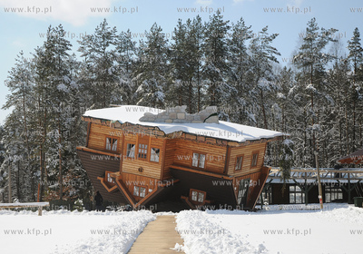 Zima w Centrum Edukacji Promocji Regionu w Szymbarku...