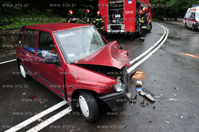 Sopot, ul. Malczewskiego. Wypadek drogowy. Kierowca...