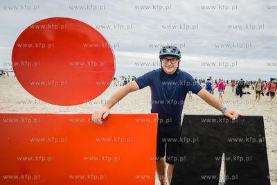 Enea IRONMAN Gdynia 2023. Na zdjęciu wiceprezydent...