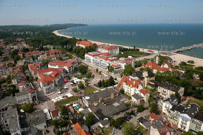 Sopot z lotu ptaka. 28.06.2009 fot. Kacper Kowalski...