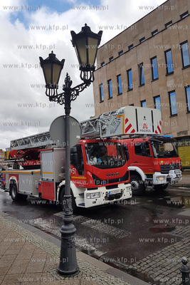 Pożar w kanale wentylacyjnym w Teatrze Wybrzeże w...