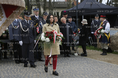 Uroczystości obchodów 83. Rocznicy Zbrodni Katyńskiej,w...