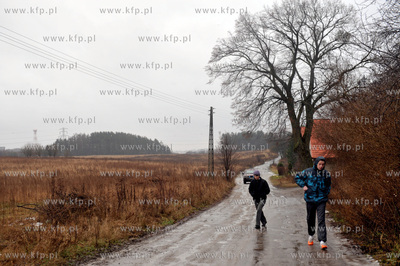 Gdansk, Matarnia. Droga wzdluz, ktorej bedzie biegla...