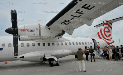 Promocyjny i oficjalnie pierwszy lot na trasie Gdansk...