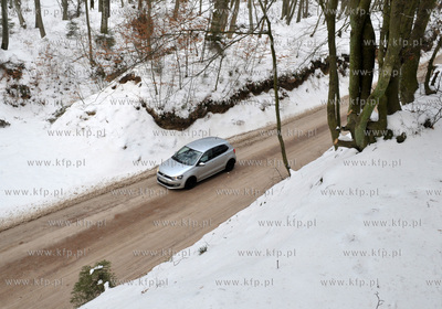 Lesna droga pomiedzy Sulminem na Kaszubach, a Otominem....