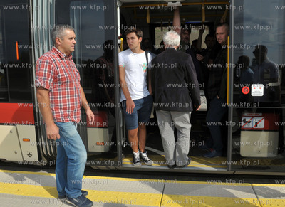 Pierwszy przejazd tramwaju nowa linią na trasie Siedlce...