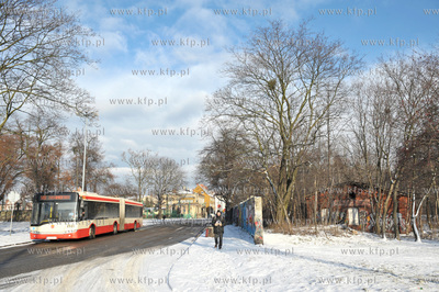 Gdansk Nowy Port. Po prawej tereny Szanca Zachodniego...