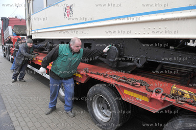 Gdansk - Zajezdnia Tramwajowa Wrzeszcz. Rozladunek...