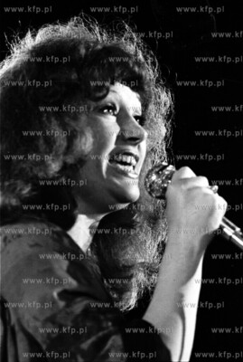 Alla Pugaczowa na Festiwalu Piosenki w Sopocie. 08.78...