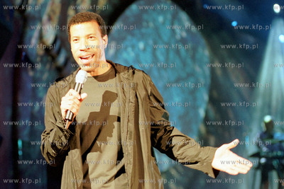 Lionel Richie na Festiwalu Piosenki w Sopocie. 21.08.99...