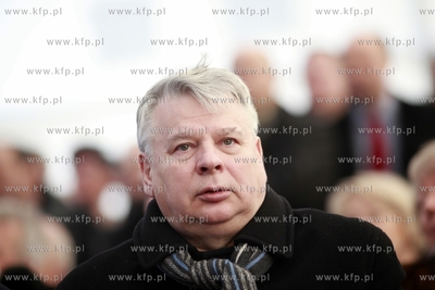 Gdansk Rebiechowo. Lotnisko im. Lecha Walesy. Uroczyste...