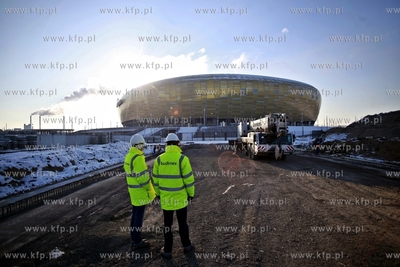Gdańsk. Początek prac przy budowie  tunelu dla pieszych...