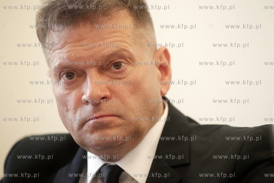 Gdansk. Hotel Scandic. Konferencja prasowa Krzysztofa...