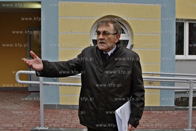 Uroczystosc przekazania mieszkan nowym lokatorom w...