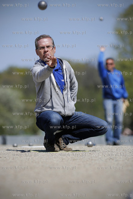 Park Reagana.  Zawody boule z cyklu Grand Prix Norcospectra.
08.05.2016
fot....