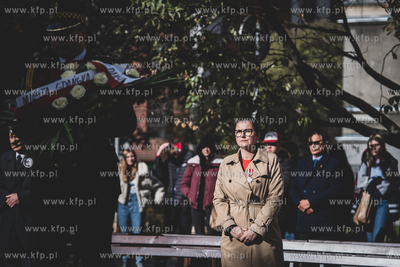 Uroczystości rocznicowe pod pomnikiem Tym co za Polskość...
