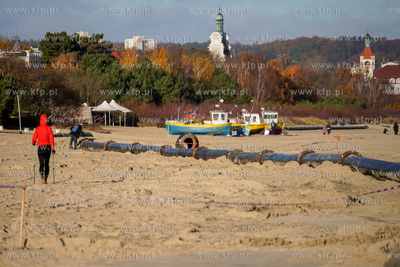 Refulacja plaży miejskiej w Sopocie, dzieki czemu...