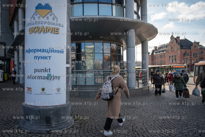 Gdańsk. Centrum Informacyjne dla Uchodźców z Ukrainy...