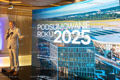 Port Lotniczy Gdańsk im. Lecha Wałęsy. Nz. Konferencja...