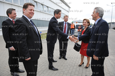 Gdansk. Terminal kontenerowy DCT. Wizyta przedstawicieli...