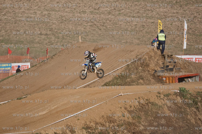 Gdansk. Tor motocrossowy przy ul. Starogardzkiej. Zawody...