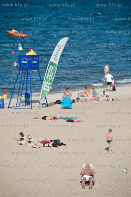 Gdansk. Wakacyjny, sloneczny dzien na plazy w Brzeznie.
08.07.2013
fot....