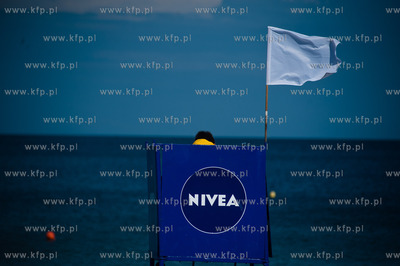 Gdynia. Plaza Miejska na kapielisku ktorej zniesiono...