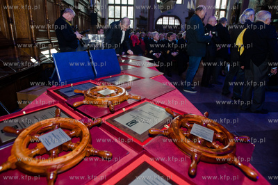 Gdansk. Dwor Artusa. Gala wreczenia nagrod Rejs Roku....