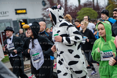 Gdynia. Skwer Kosciuszki. Start Biegu Niepodleglosci....