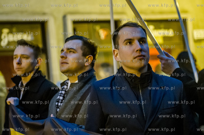 Gdansk. Marsz przeciwko lewackim ideologiom organizowany...