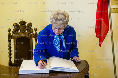 Gdansk. Nowy Ratusz. Siedziba Rady Miasta. Wylozona...