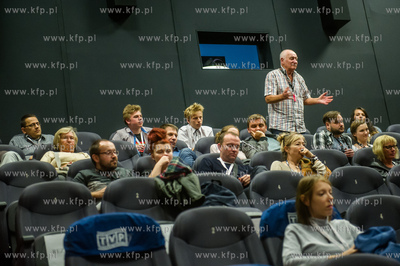 Gdynia. Sala kinowa Goplana Gdyńskiego Centrum Filmowego....