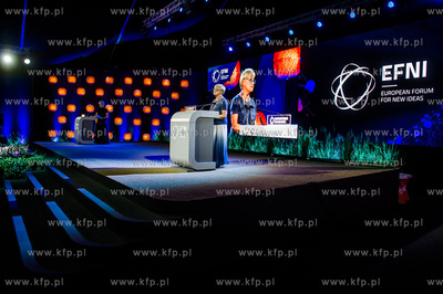 Sopot. Gala otwarcia Europejskiego Forum Nowych Idei.
Nz...