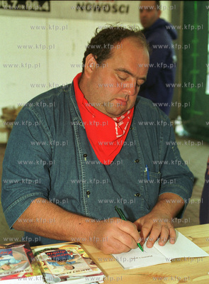 IV Mistrzostwa Poski w Grillowaniu w Gdyni. Na zdjeciu...