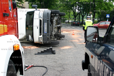 Wypadek w Gdyni w okolicy Centrum Gemini w Gdyni W...