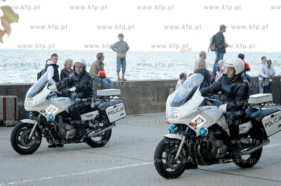 Patrol policji - Bulwar Nadmorski w Gdyni.
20.06.2009
Fot....
